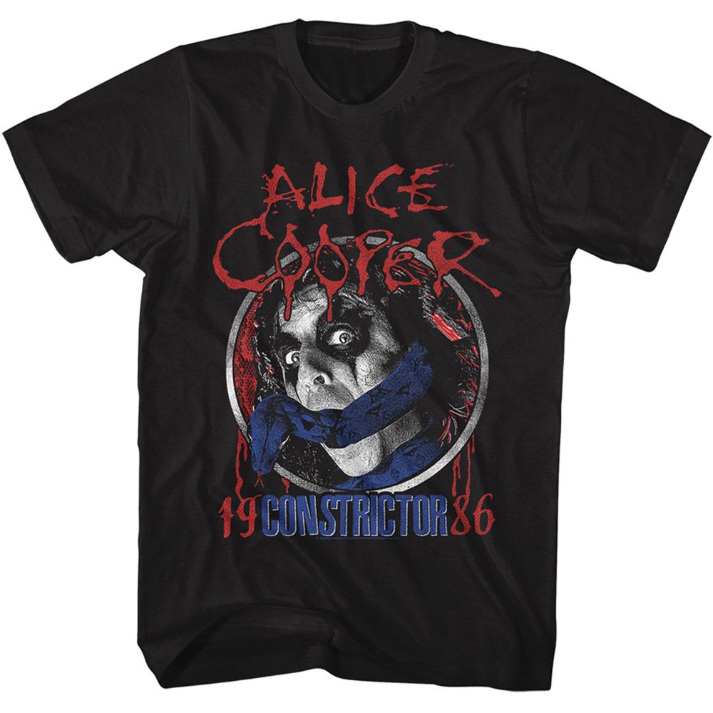 Alice Cooper Black Adult S/S Tshirt