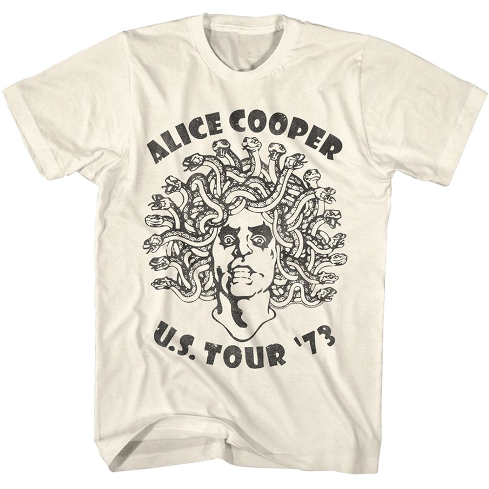 Alice Cooper Natural Adult S/S Tshirt