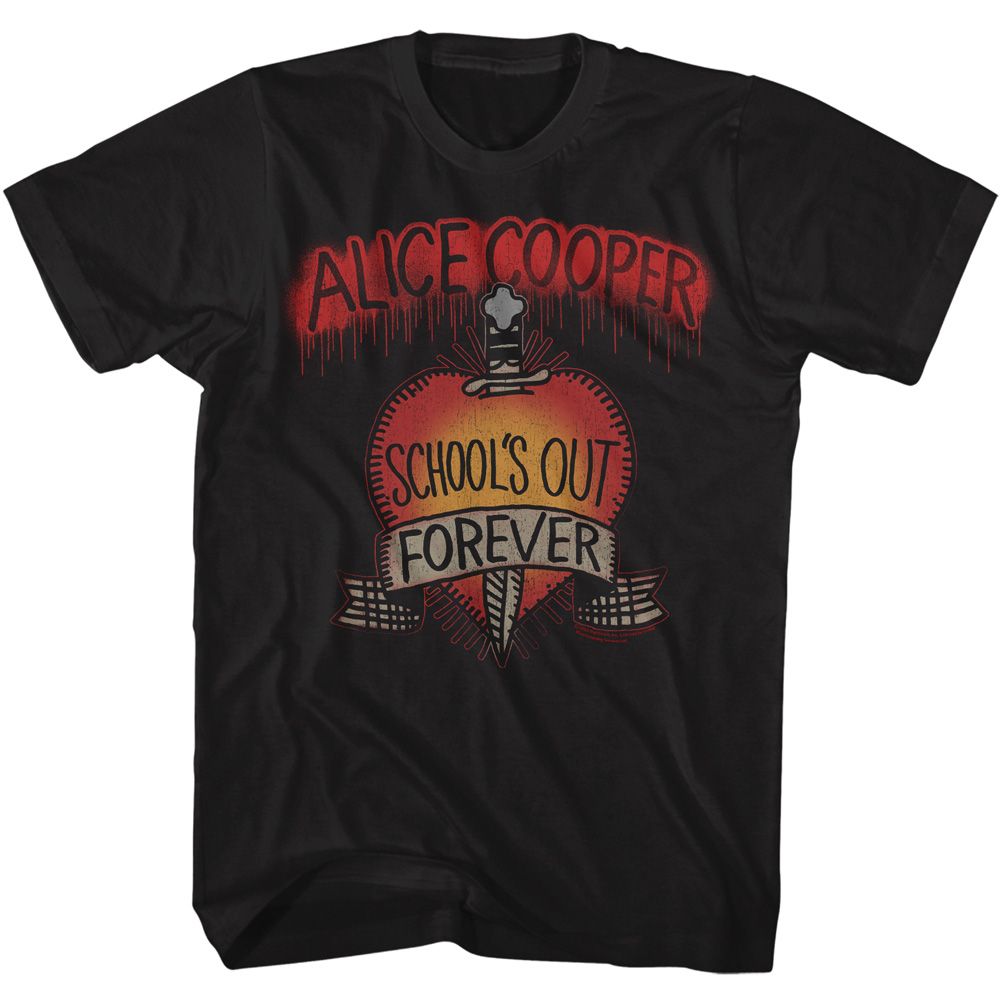 Alice Cooper Black Adult S/S Tshirt