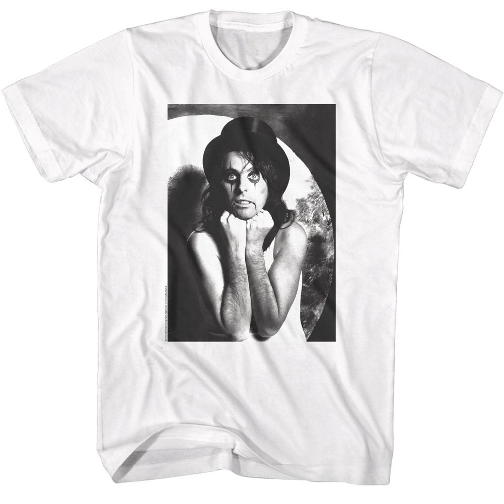 Alice Cooper White Adult S/S Tshirt