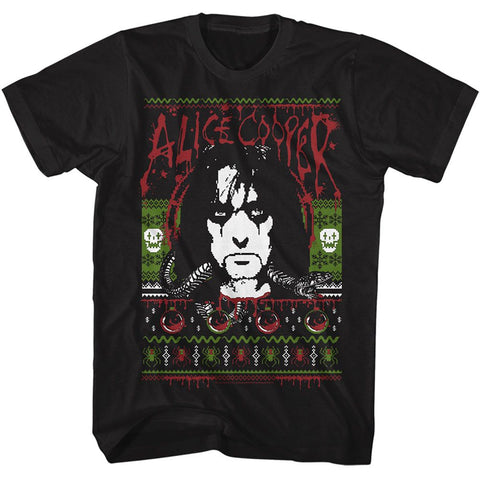 Alice Cooper Black Adult S/S Tshirt