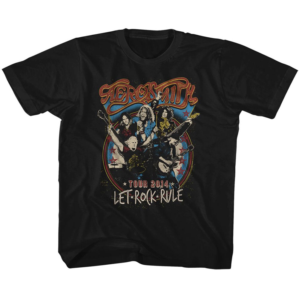 Aerosmith Black Toddler S/S Tshirt