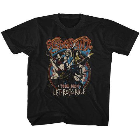 Aerosmith Black Toddler S/S Tshirt