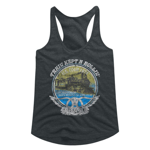 Aerosmith Black Ladies Racerback