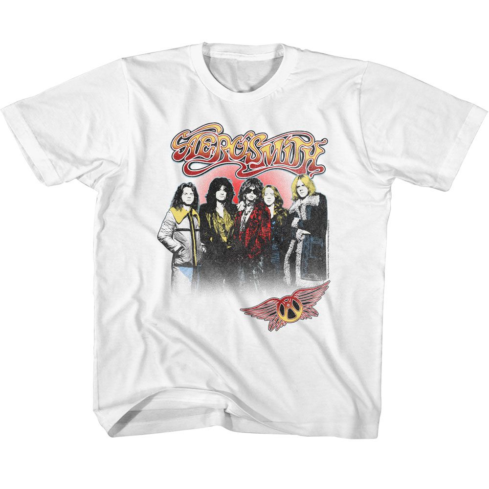 Aerosmith White Youth S/S Tshirt