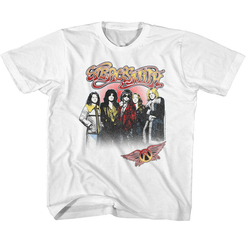 Aerosmith White Toddler S/S Tshirt