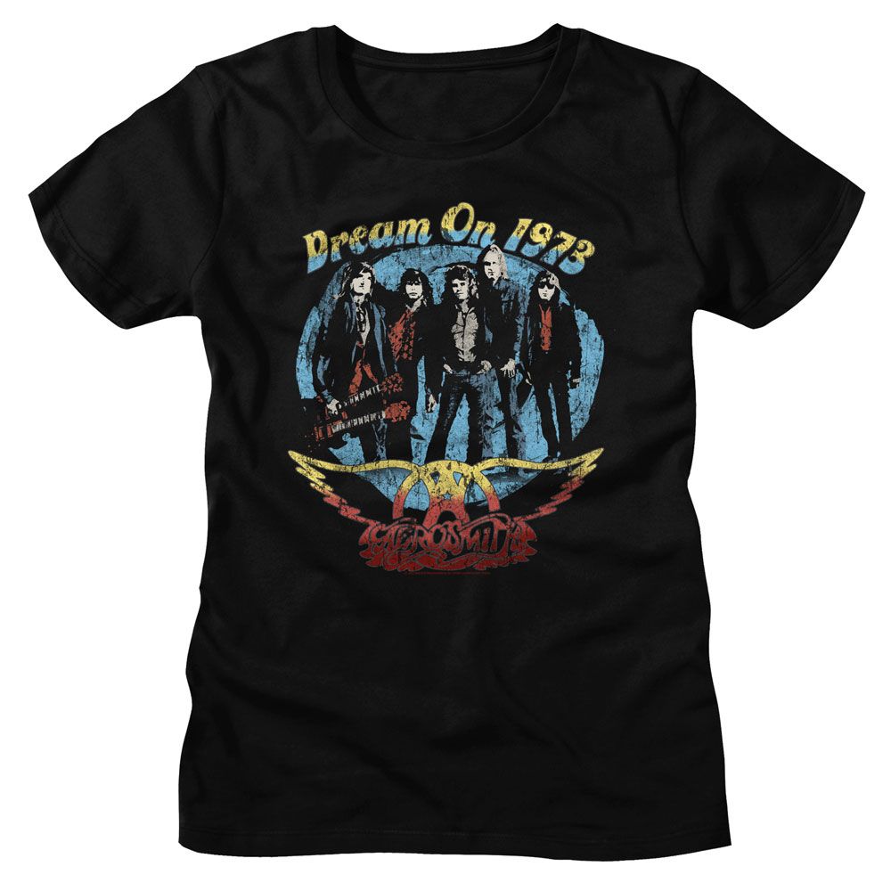 Aerosmith Black Ladies S/S Tshirt