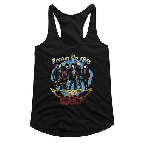 Aerosmith Black Ladies Slimfit Racerback