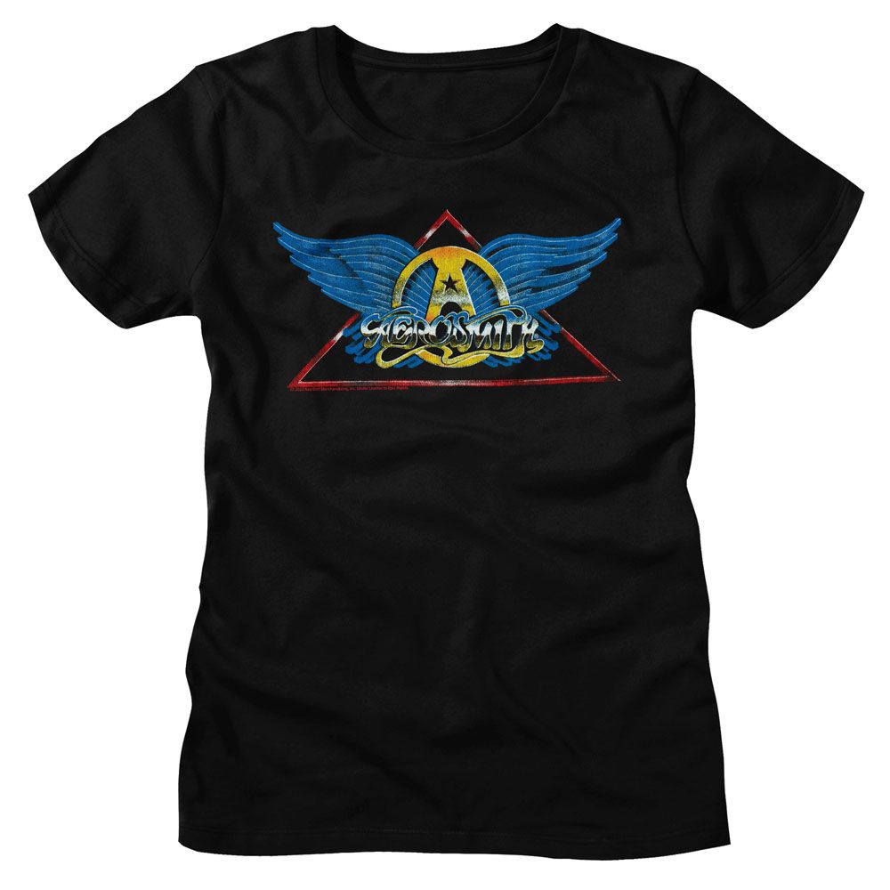 Aerosmith Black Ladies S/S Tshirt