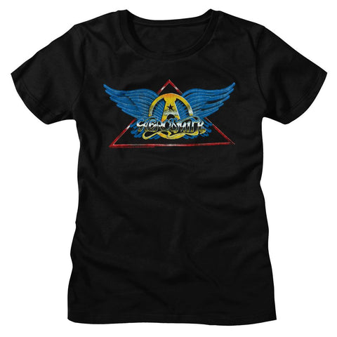 Aerosmith Black Ladies S/S Tshirt