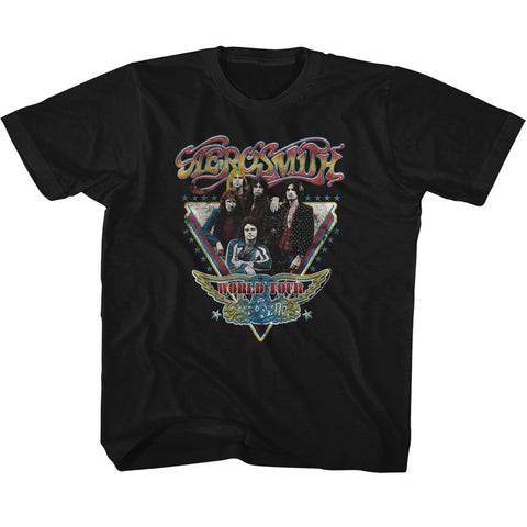 Aerosmith Black Youth S/S Tshirt