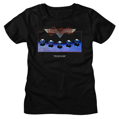 Aerosmith Black Ladies S/S Tshirt
