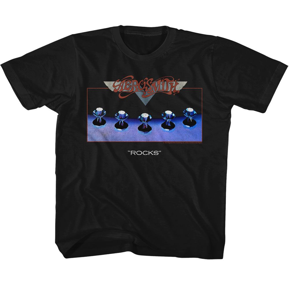 Aerosmith Black Youth S/S Tshirt