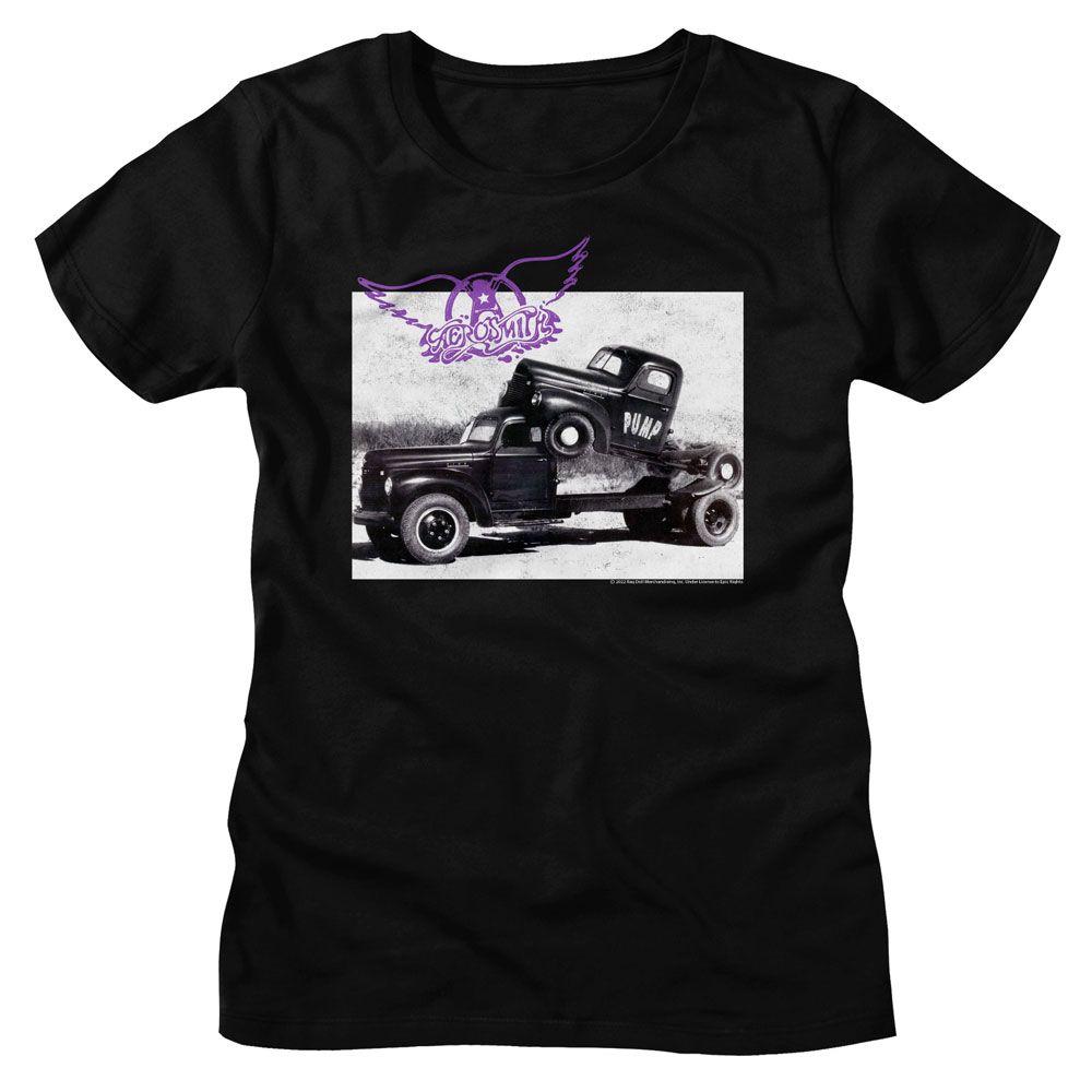 Aerosmith Black Ladies S/S Tshirt