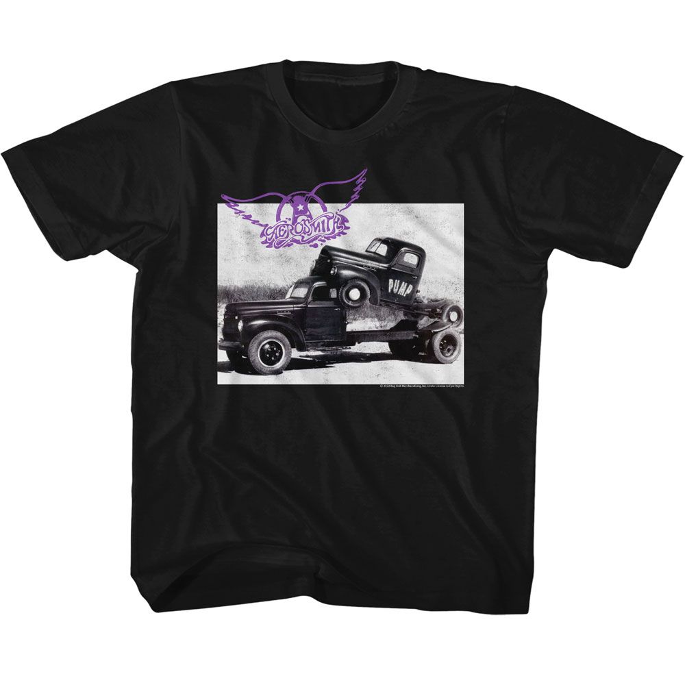 Aerosmith Black Youth S/S Tshirt