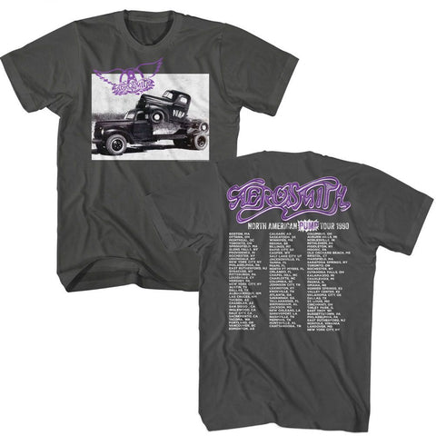 Aerosmith Smoke Adult S/S Tshirt