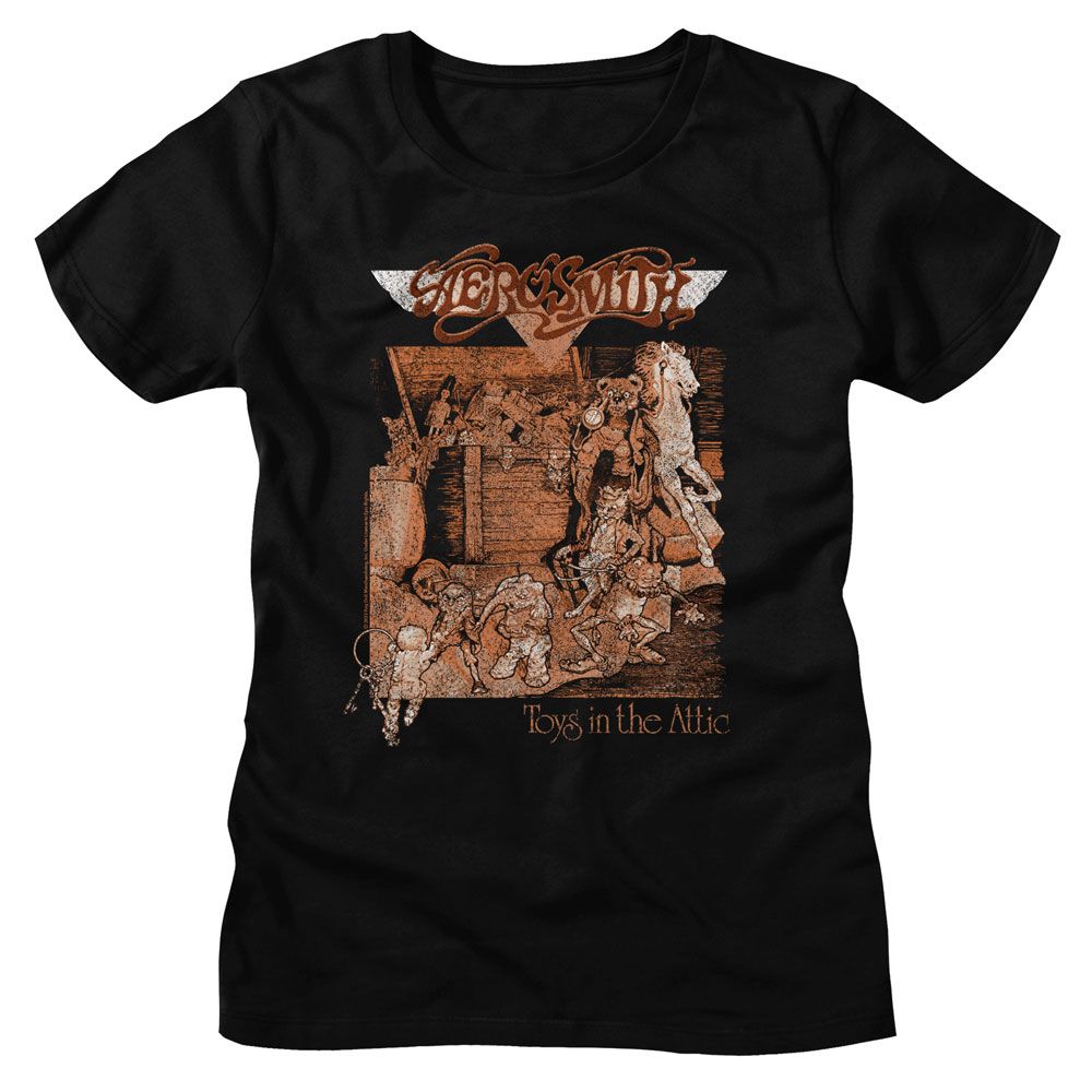 Aerosmith Black Ladies S/S Tshirt