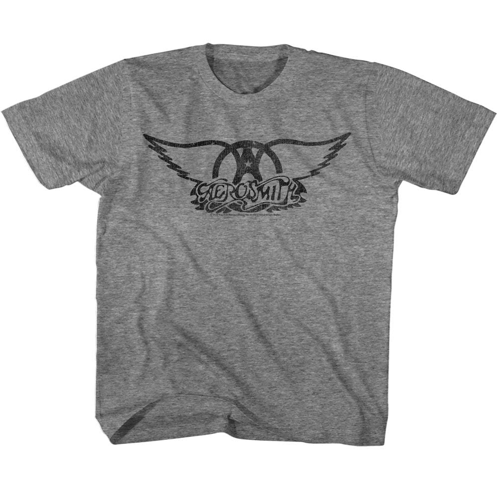 Aerosmith Graphite Heather Toddler S/S Tshirt