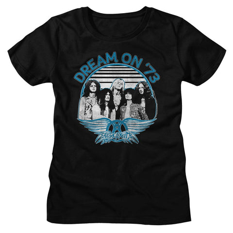 Aerosmith Black Ladies S/S Tshirt