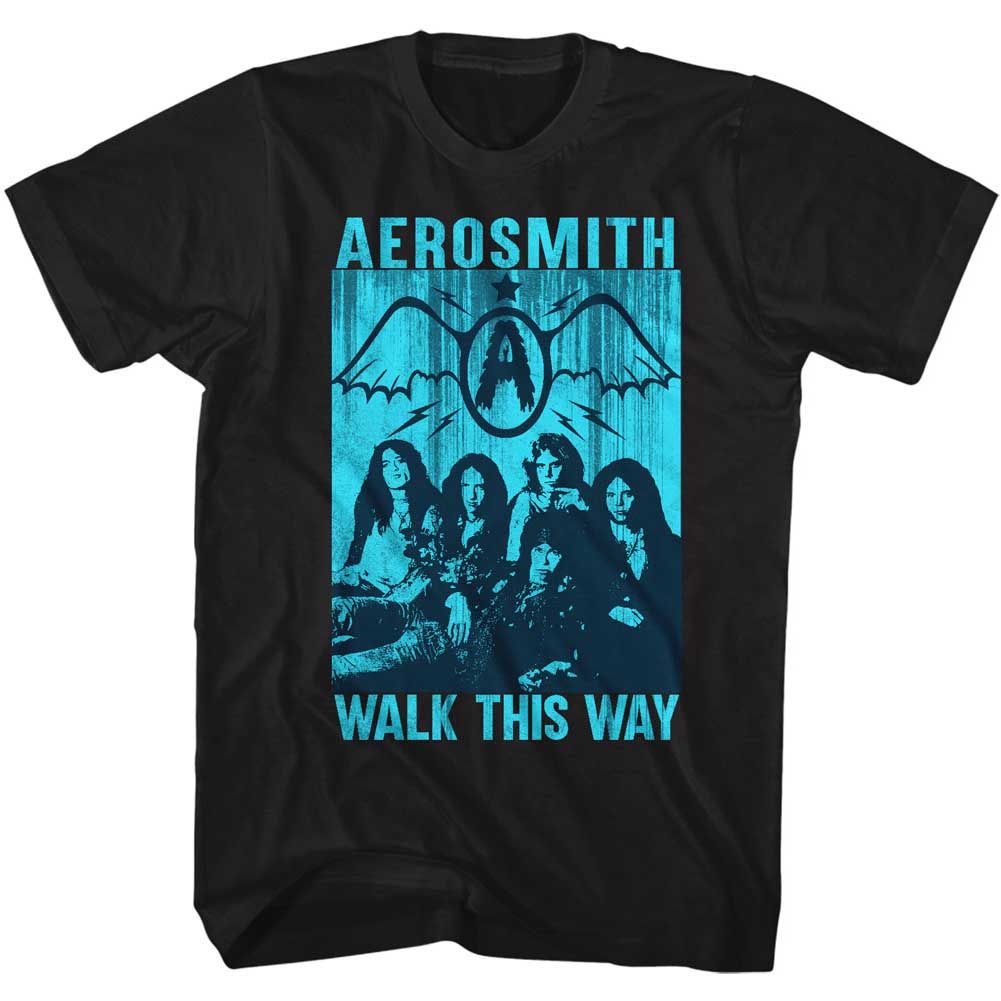 Aerosmith Black Adult S/S Tshirt