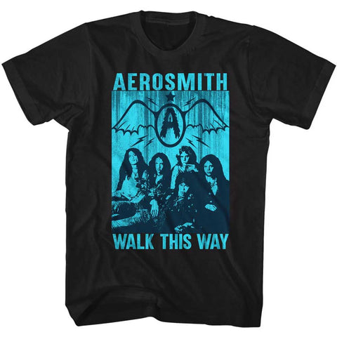 Aerosmith Black Adult S/S Tshirt