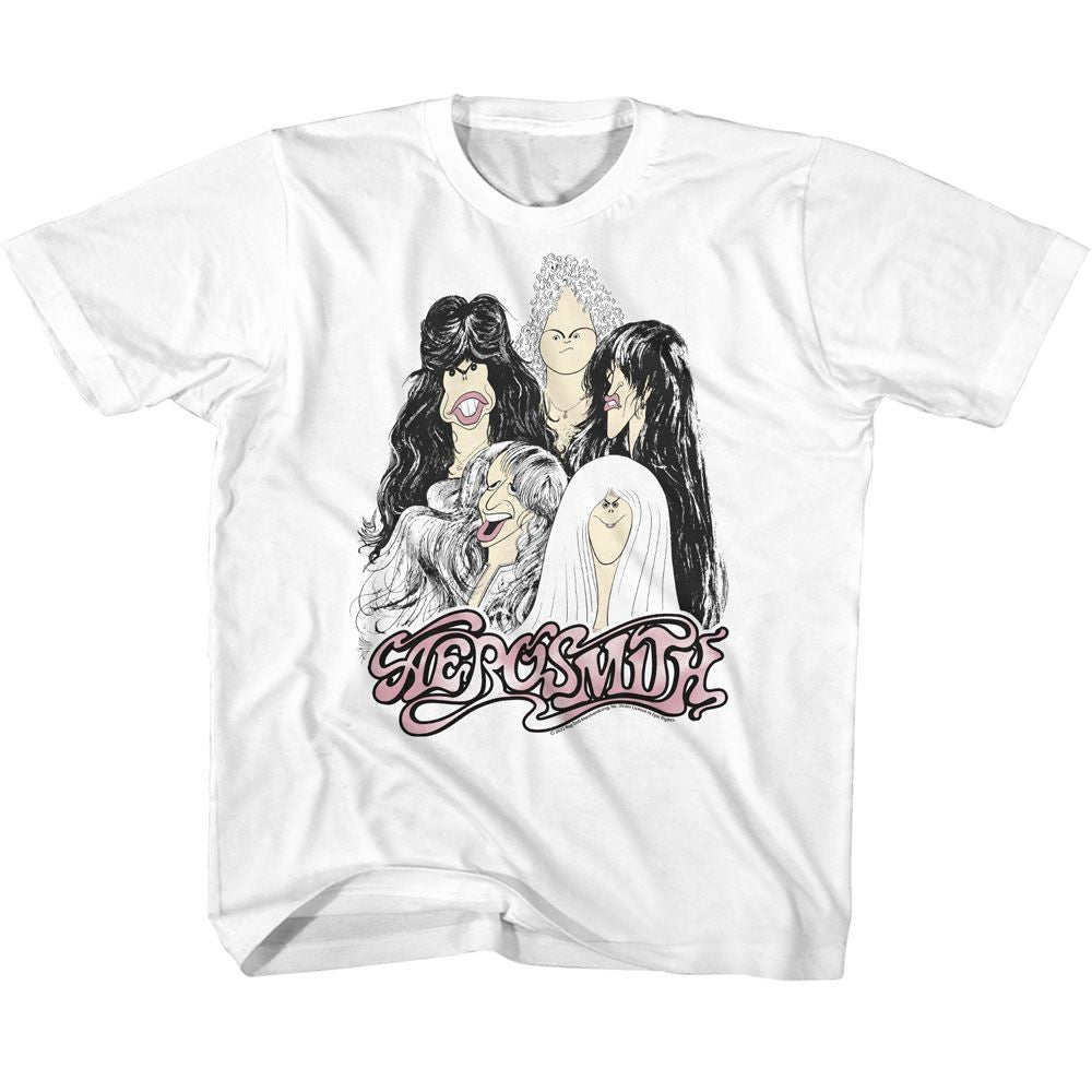 Aerosmith White Toddler S/S Tshirt