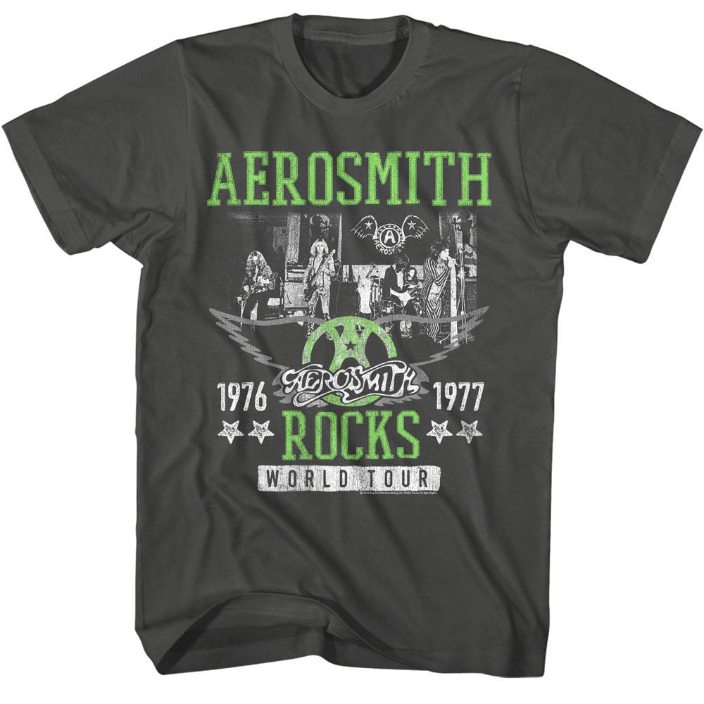 Aerosmith Smoke Adult S/S Tshirt
