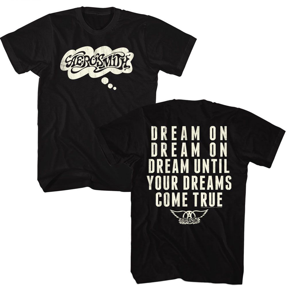 Aerosmith Black Adult S/S Tshirt