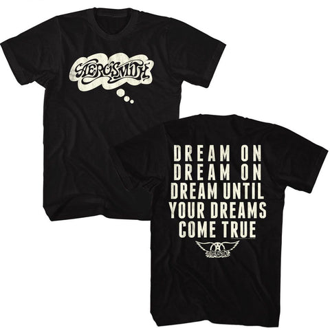 Aerosmith Black Adult S/S Tshirt