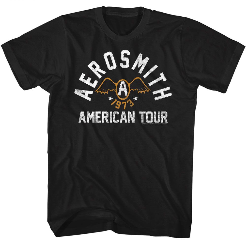 Aerosmith Black Adult S/S Tshirt