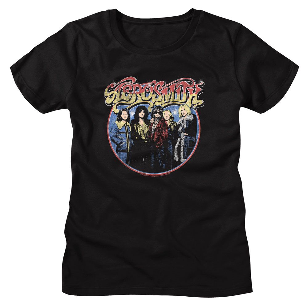 Aerosmith Black Ladies S/S Tshirt