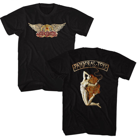 Aerosmith Black Adult S/S Tshirt