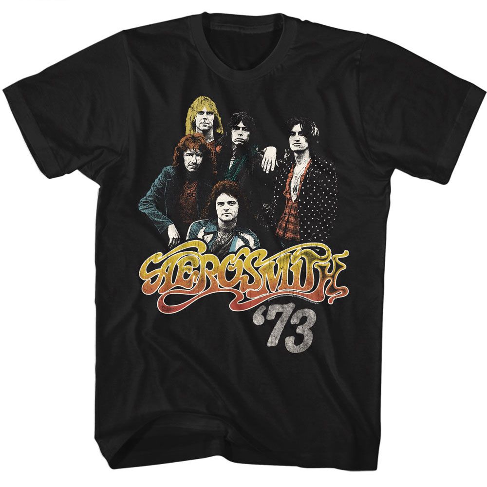 Aerosmith Black Adult S/S Tshirt