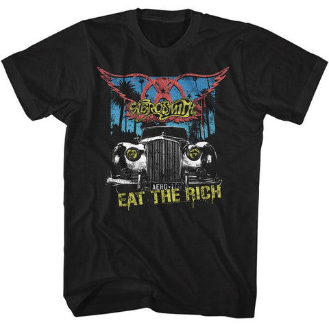 Aerosmith Black Adult S/S Tshirt