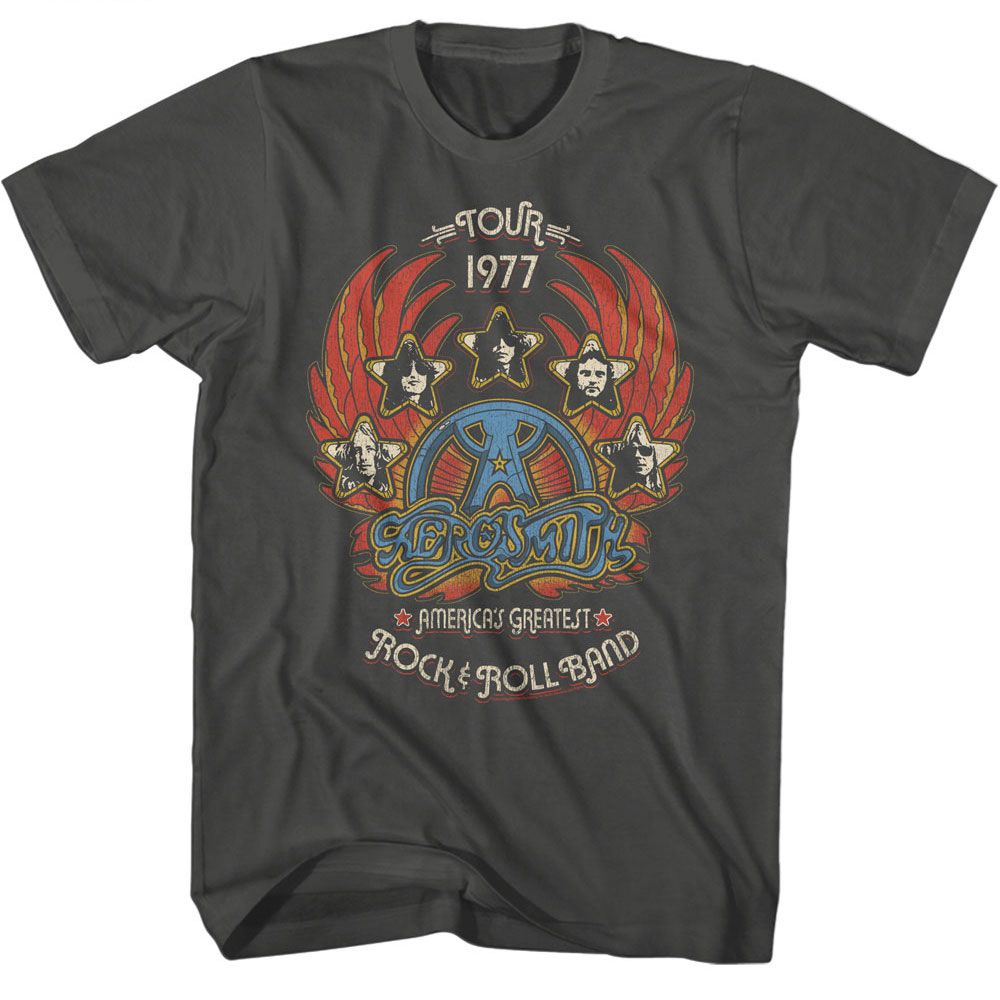 Aerosmith Smoke Adult S/S Tshirt