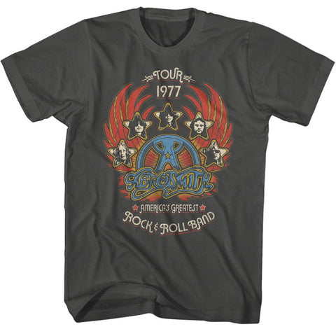 Aerosmith Smoke Adult S/S Tshirt