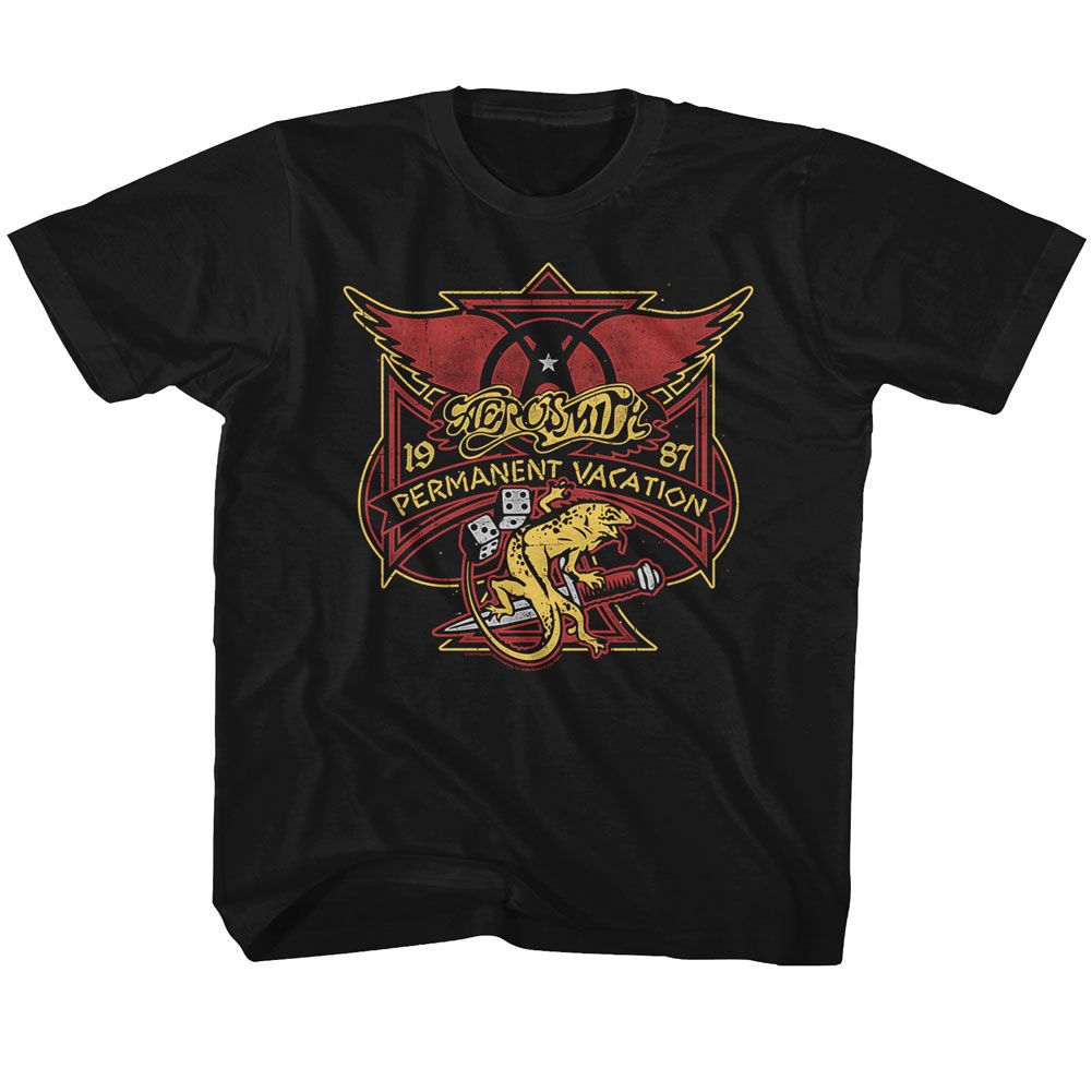 Aerosmith Black Youth S/S Tshirt