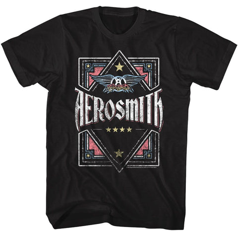 Aerosmith Black Adult S/S Tshirt