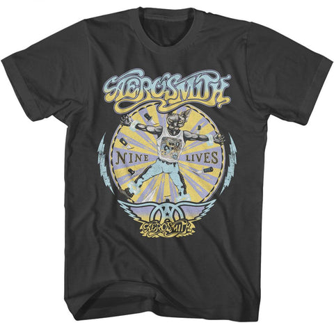 Aerosmith Smoke Adult S/S Tshirt