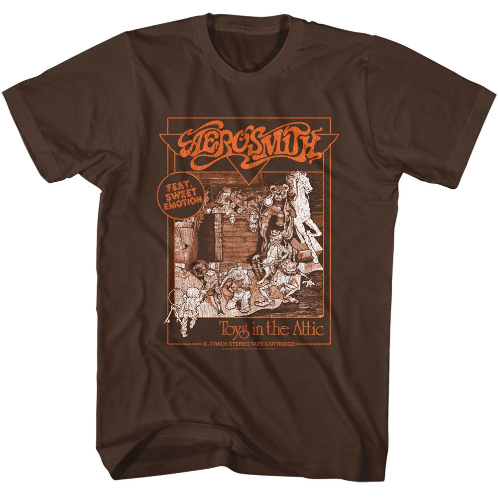 Aerosmith Dark Chocolate Adult S/S Tshirt