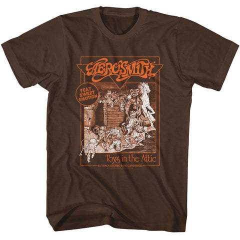 Aerosmith Dark Chocolate Adult S/S Tshirt