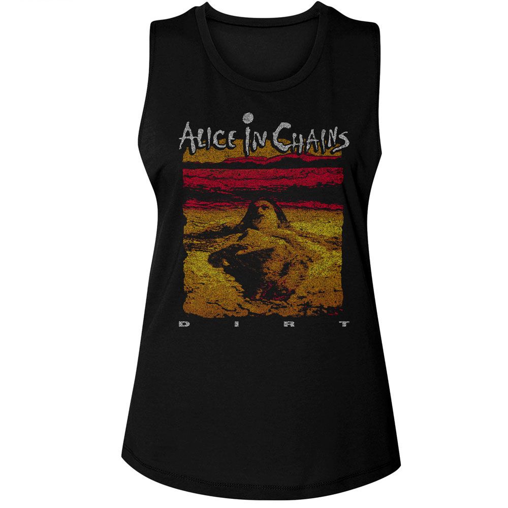 Alice In Chains Black Ladies Muscle Tank