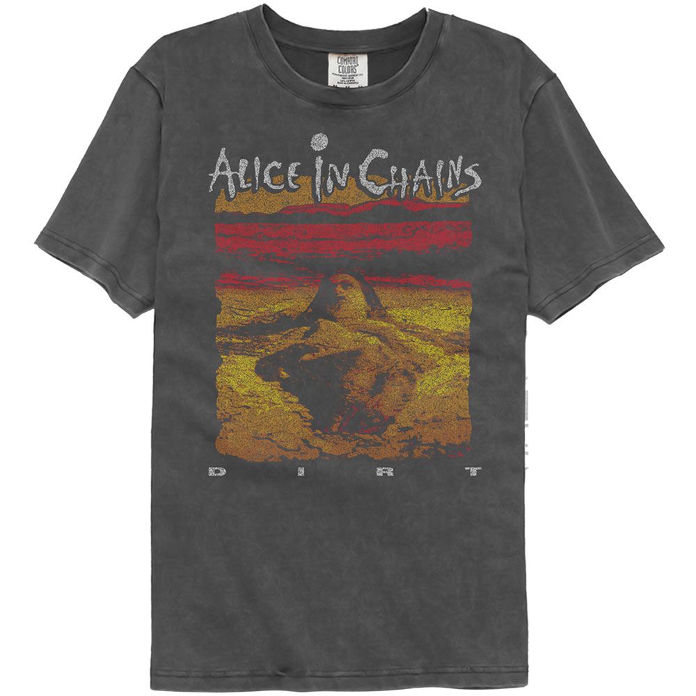 Alice In Chains Pepper Adult S/S Washed Black Tshirt