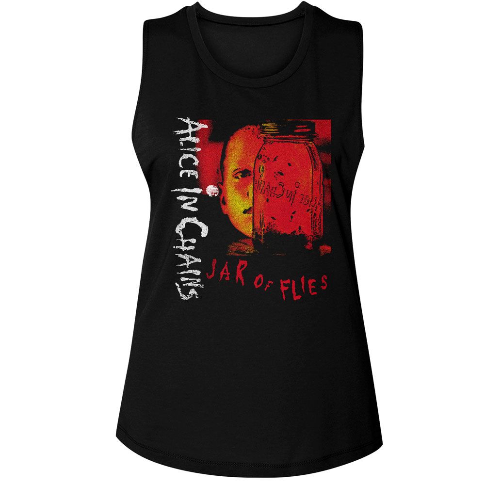 Alice In Chains Black Ladies Muscle Tank