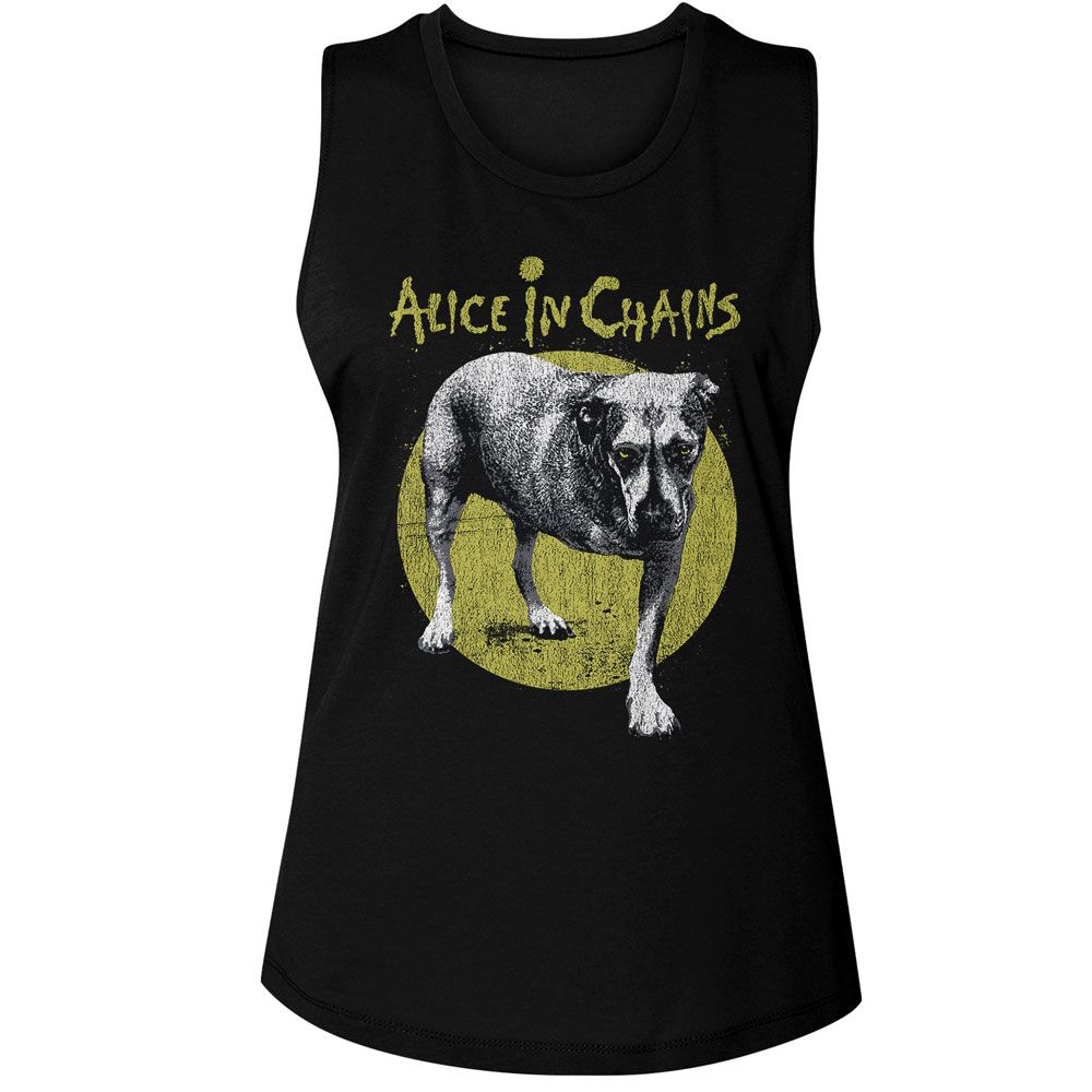 Alice In Chains Black Ladies Muscle Tank
