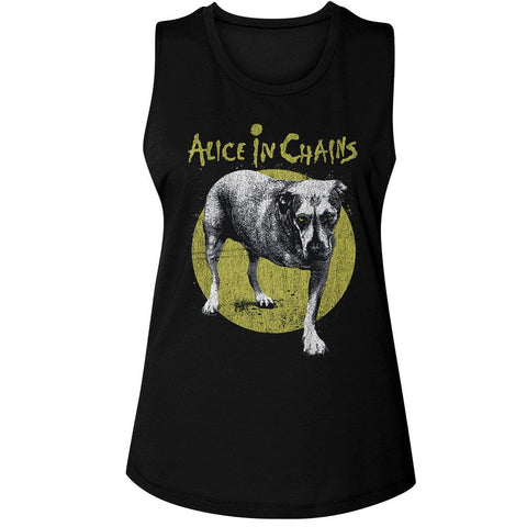 Alice In Chains Black Ladies Muscle Tank