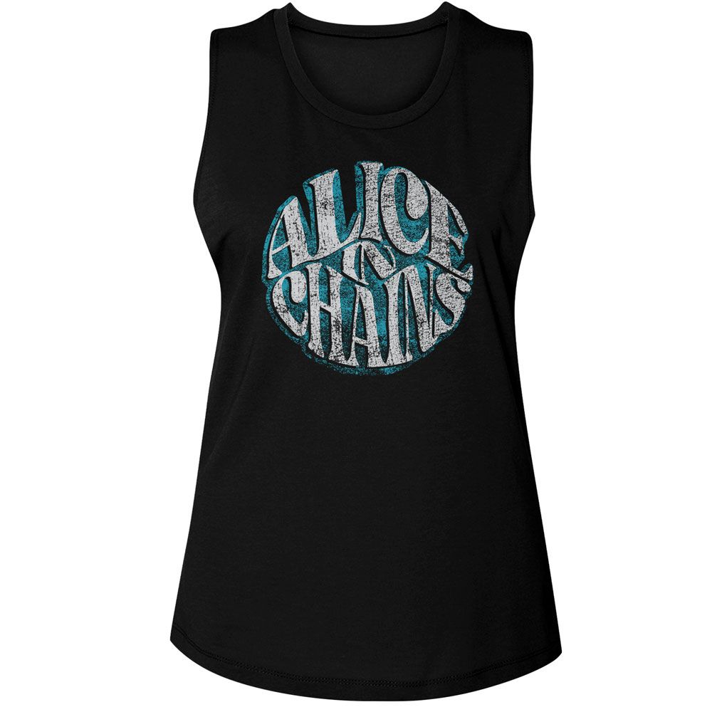 Alice In Chains Black Ladies Muscle Tank