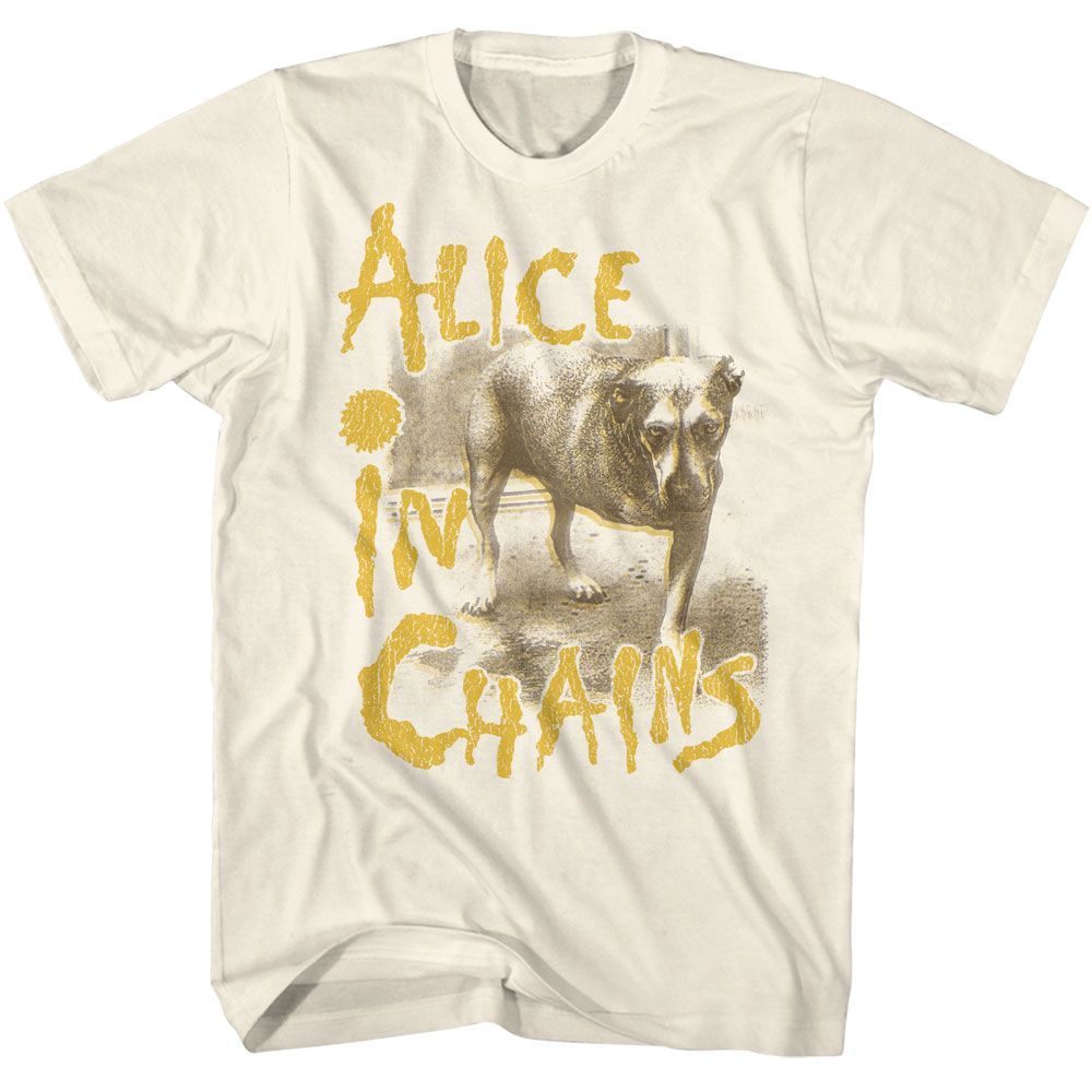 Alice In Chains Natural Adult S/S Tshirt