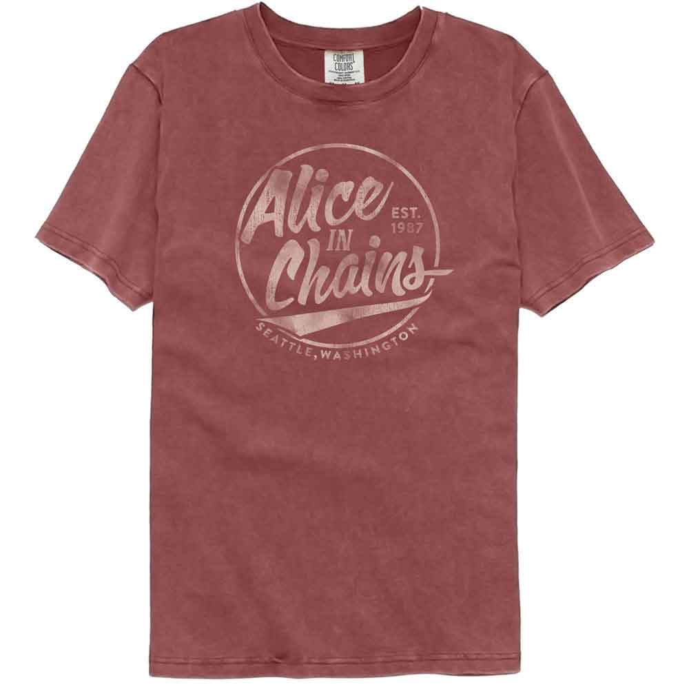 Alice In Chains Brick Adult S/S Comfort Color Tshirt