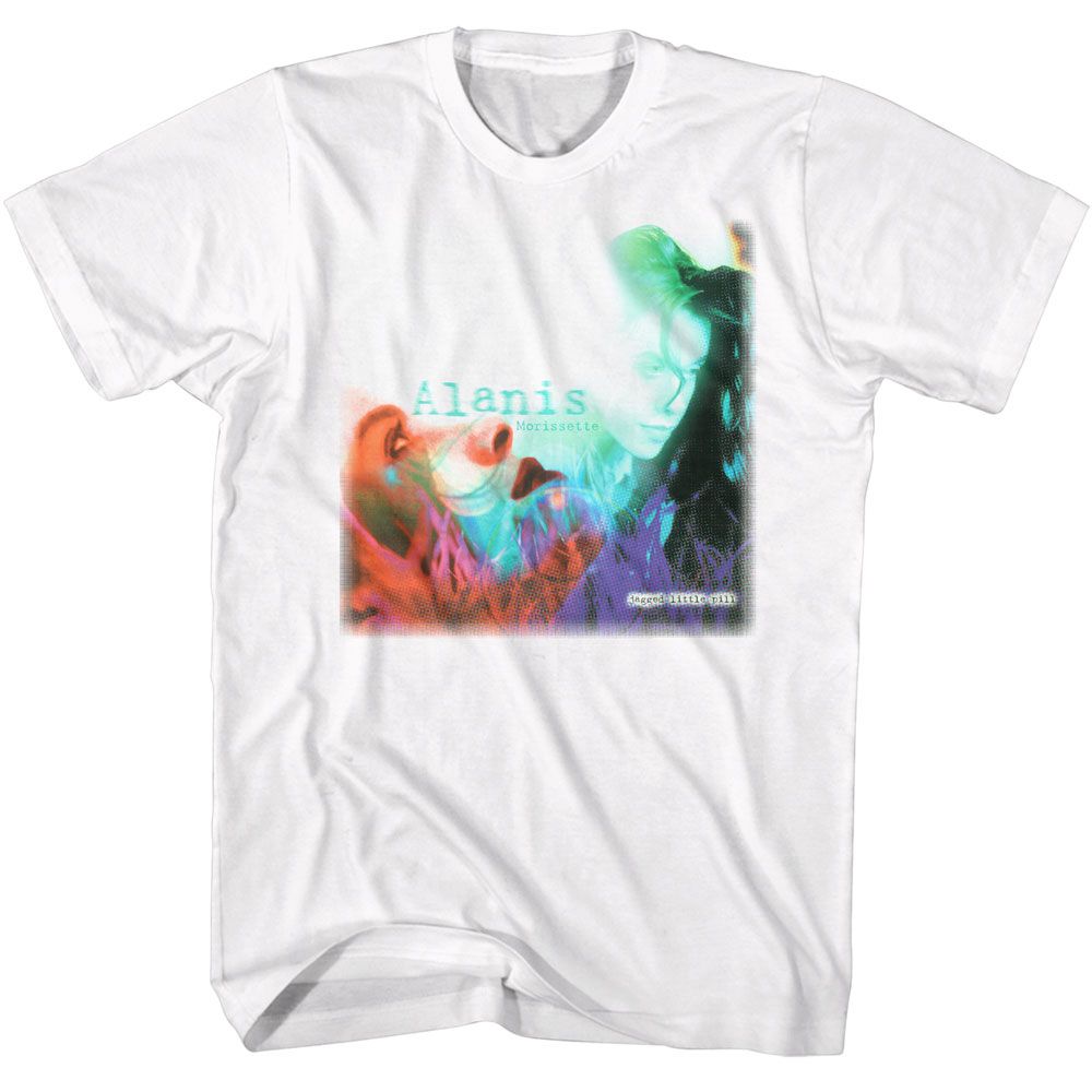 Alanis Morissette White Adult S/S Tshirt